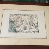 Grande quadro con Litografia di Antonio Possenti