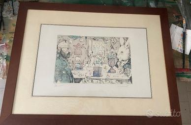 Grande quadro con Litografia di Antonio Possenti