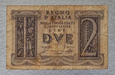 Banconota 2 Lire “Impero”