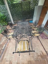 Tavolo Ferro Battuto Antico