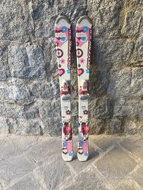 Sci e attacchi Rossignol bambina 100 cm