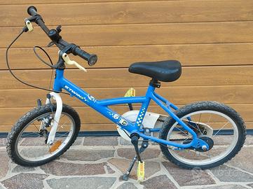 Bici BTWIN Discover 500 16" Blu