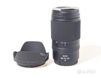 OBIETTIVO NIKON Z 28-75 MM F/2.8. NITAL. GARANZIA.
