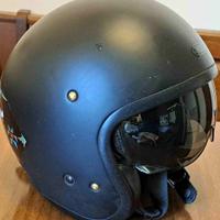 Casco Moto Jet Shoei J.O2 Nero Lucido