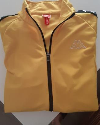 felpa Kappa unisex xl gialla