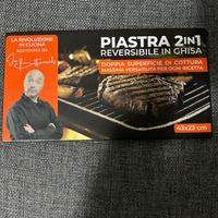 Piastra 2in1 in ghisa