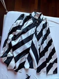 Camicia di Calliope bianca e nera