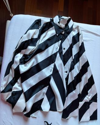 Camicia di Calliope bianca e nera