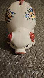 salvadanaio porcellino in ceramica