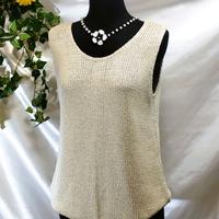 Top donna a maglia senza maniche estivo elegante