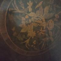 Tavolo intarsiato antico