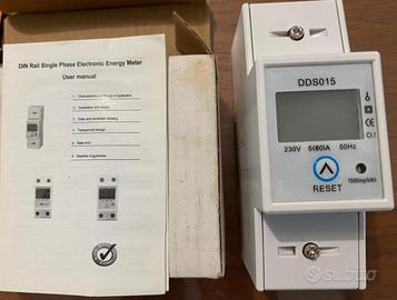 Contatore di energia monofase LCD digitale 5-80A