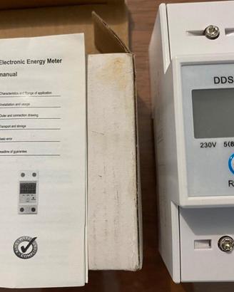Contatore di energia monofase LCD digitale 5-80A