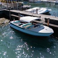 Motoscafo in legno, cantiere Archetti