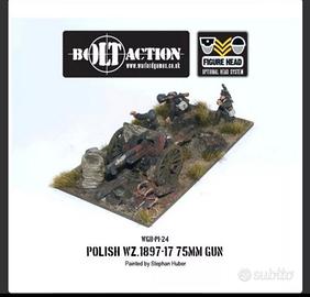 Warlord Games Bolt Action Polish Army 75mm GunWWII