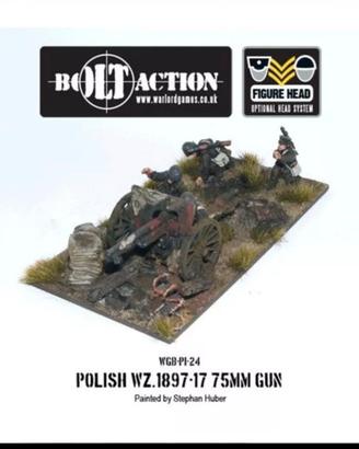 Warlord Games Bolt Action Polish Army 75mm GunWWII