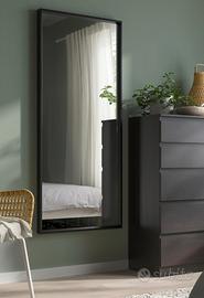 SPECCHIO 65X150 cornice Nera 