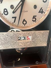 Orologio A Pendolo Funzionante In Legno vintage