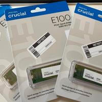 SSD nvme 4.0 crucial E100 1tb X3pz.