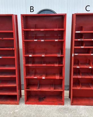 Scaffale portaminuteria usato