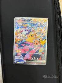 Pikachu ex 150/128 pokemon 30° anniversario