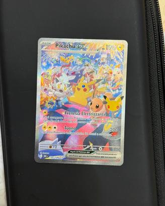 Pikachu ex 150/128 pokemon 30° anniversario