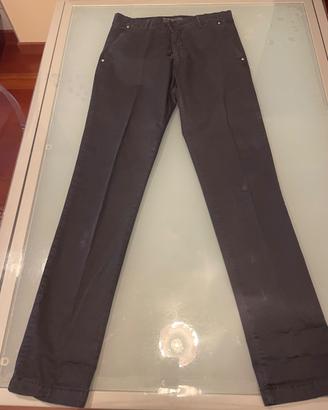 Pantaloni cotone blu