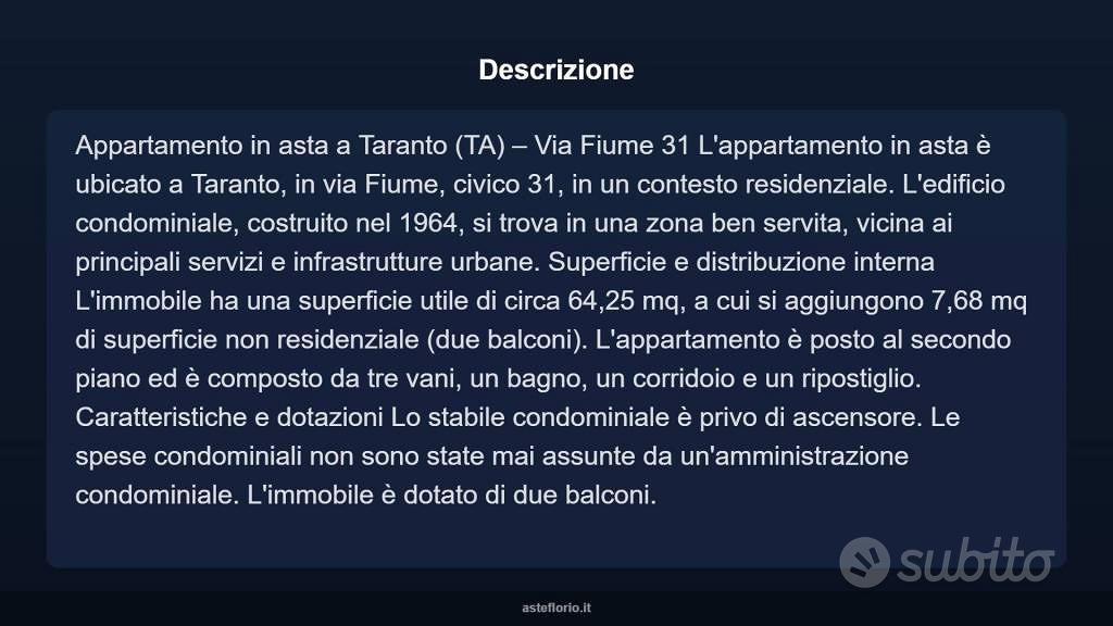 Appartamento – Taranto - Vista 4
