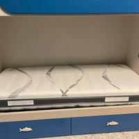 ‼️ Letto 1 pizza con rete /materasso /2cassetti‼️