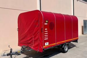 Carrello portauto coperto Ellebi LBA 740 con rampe