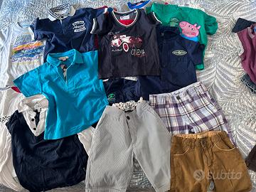 Lotto abbigliamento bambino 3 anni