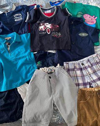 Lotto abbigliamento bambino 3 anni