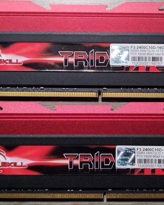 RAM 16Gb (2x8)  G.SkillDDR3 2400 CL10-12-12-31