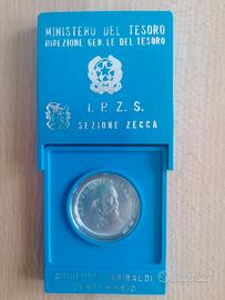 Moneta in argento Giuseppe Garibaldi