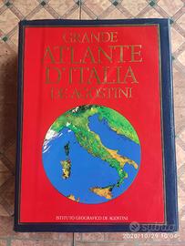 Grande atlante d'italia de agostini - anno 1987