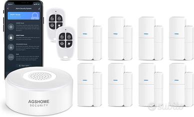 AGSHOME Allarme Casa Wireless, 11kit allarme casa，