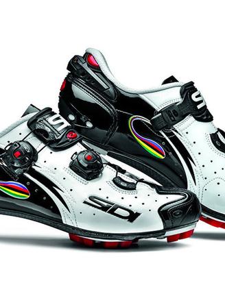 SIDI MTB DRAKO CARBON SRS LUC BIANCO NERO IRIDE