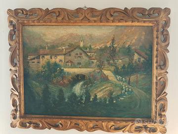 Dipinto olio su tela inizio ‘900