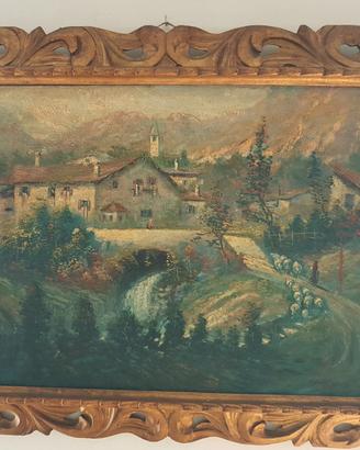 Dipinto olio su tela inizio ‘900