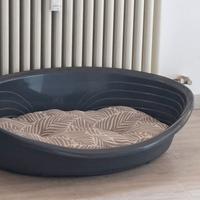 cesta con cuscino per cani medio grandi
