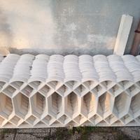 Recinzione in cemento vibrato