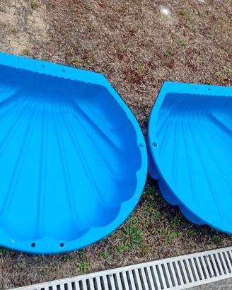 Sabbiera piscina x bambini richiudibile