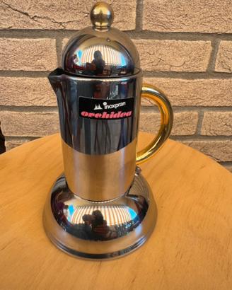 Caffettiera Vintage Inoxpran Orchidea 2/3 tazzine