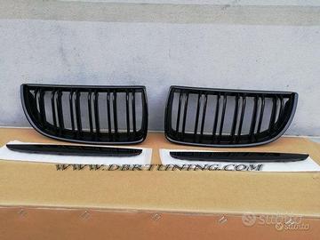 Griglia Reni BMW E90 E91 M3 05-08 nera lucida
