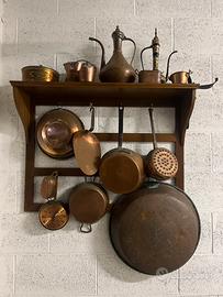 Pentole rama e accassori in rame