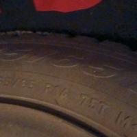 cerchi in. ferro con gomme usate,