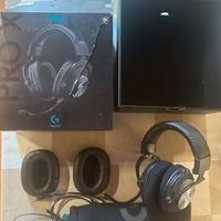 Logitech G PRO X Cuffie Gaming