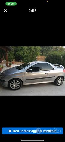 Peugeot 206 cc incidentata