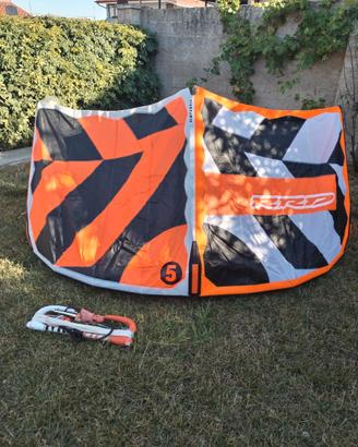 Kitesurf Rrd religion 7m, 5m con barra v8