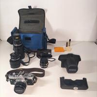 Olympus OM-1 + 4 obiettivi + borsa